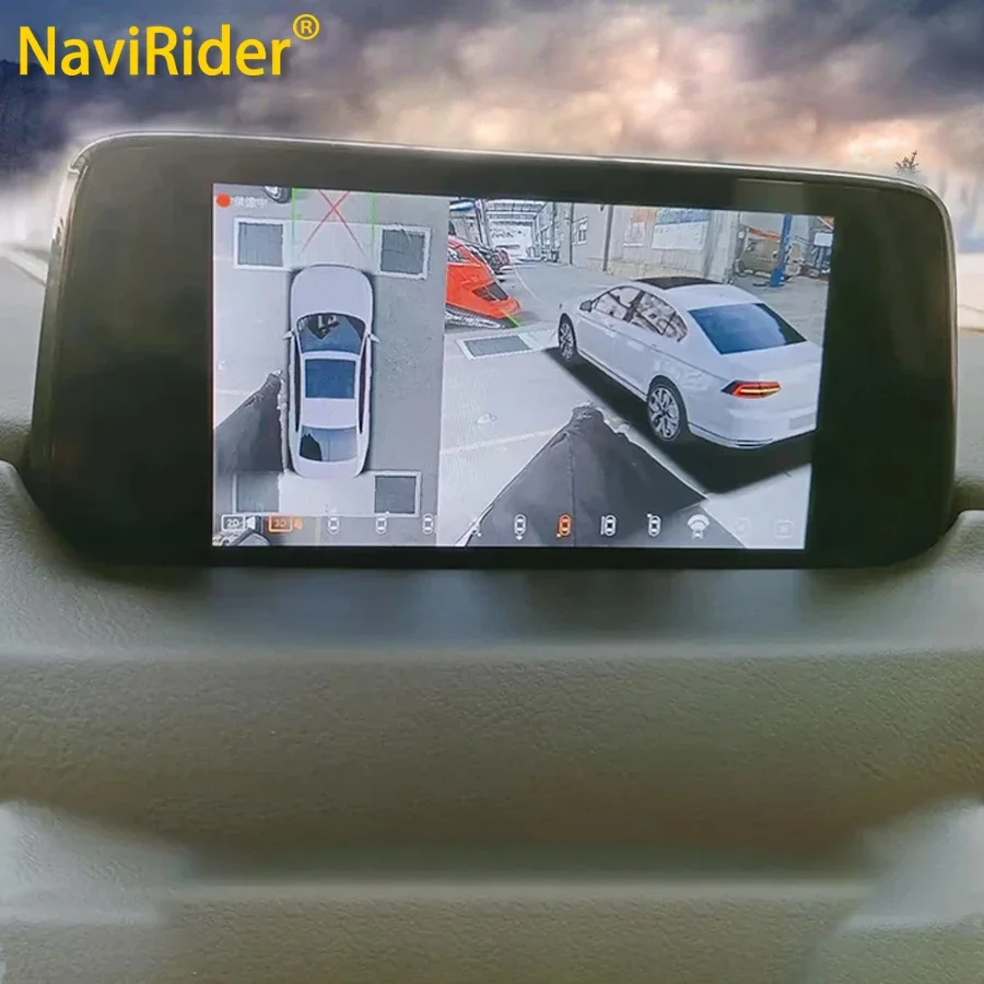 Rear Camera For Car - 360 Degree Bird View Car DVR