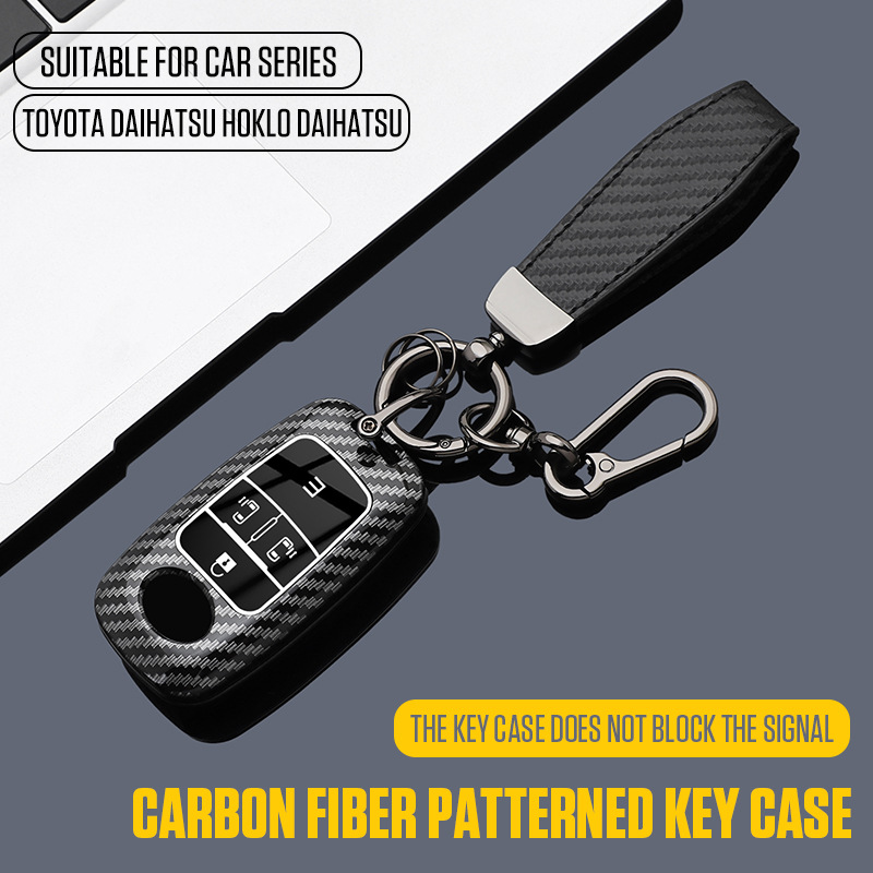Car Accessories Malaysia - ABS Car Key Case Cover Chain