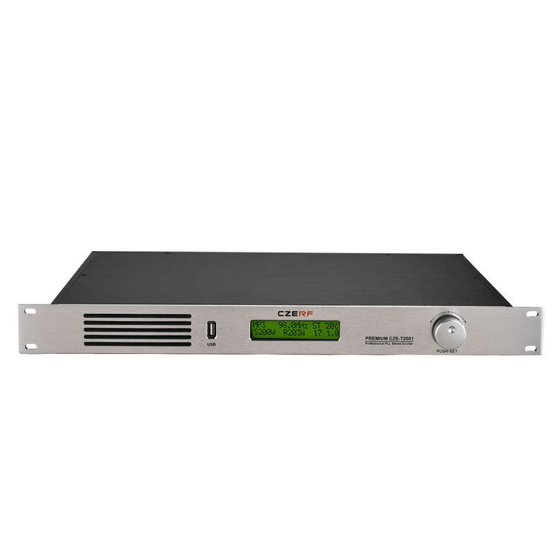 Fm Transmitter - CZE-T2001 Mini Amplifier Professional Broadcast USB