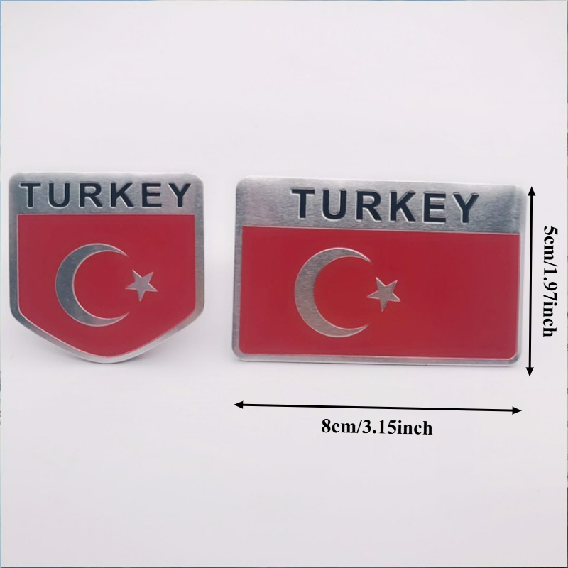 Car Accessories Malaysia - Modification Metal Car Stickers TURKEY MALAYSIA