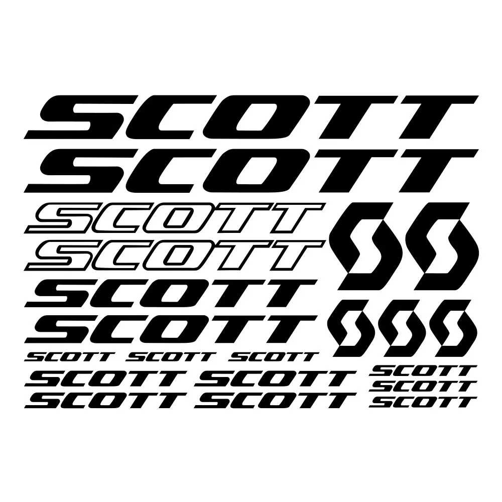 Car Accessories Nz - Car Sticker 21pcs for SCOTT BIKE