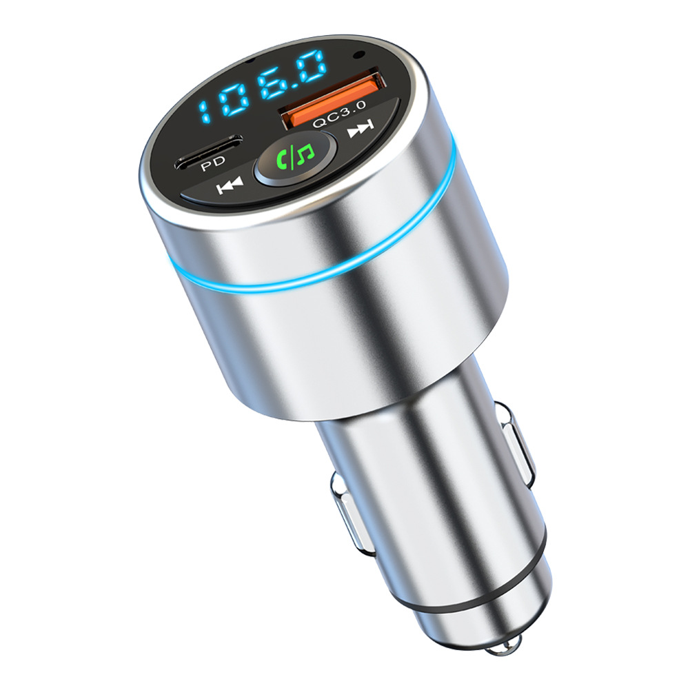 Fm Transmitter - AZ-Car Transmitter BC61 Car Bluetooth MP3