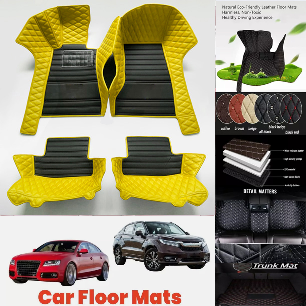 Custom Car Floor Mats For Merc - Car Accessories Mercedes review and price