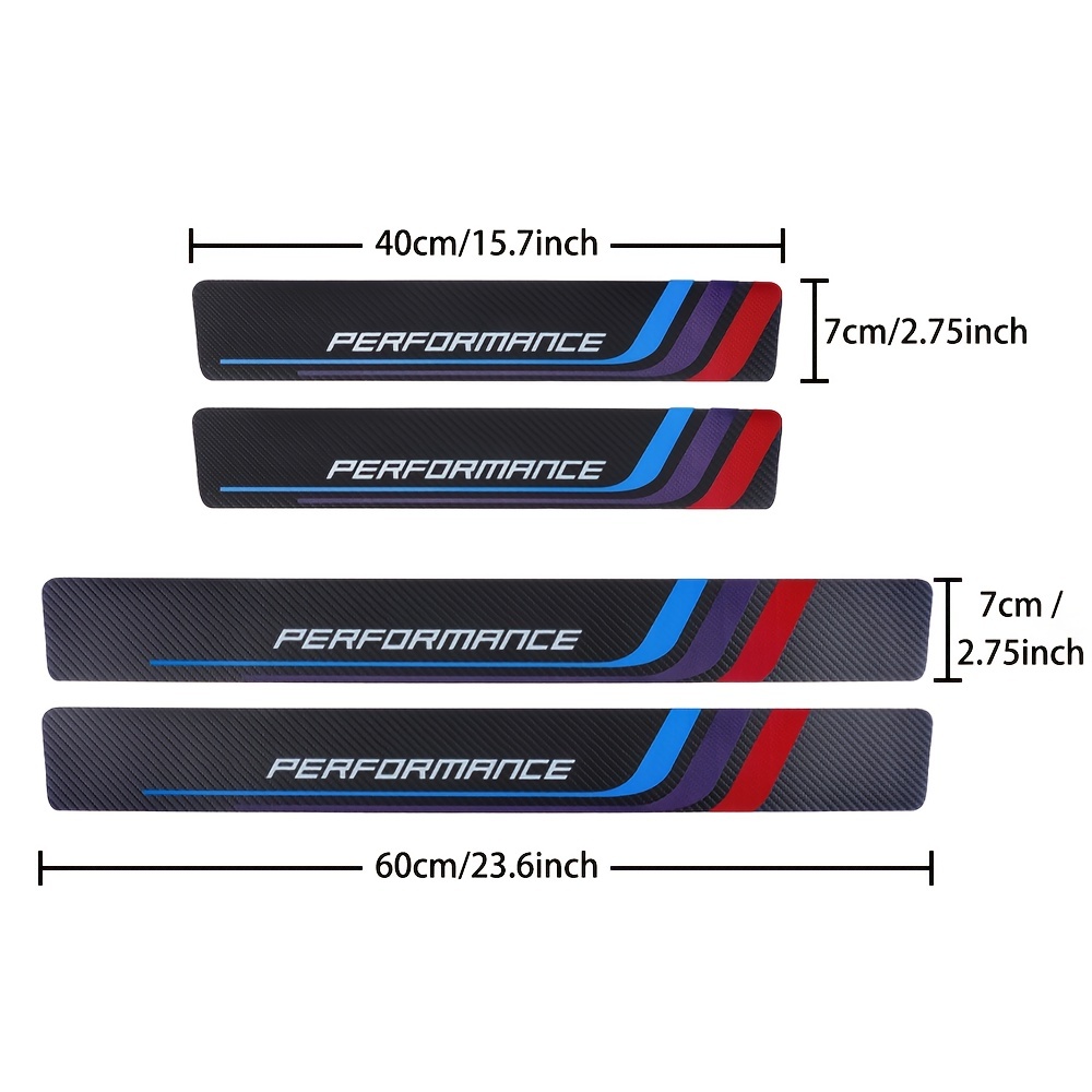 4pcs Carbon Fiber Sill Plate S - Car Accessories Nz review and price