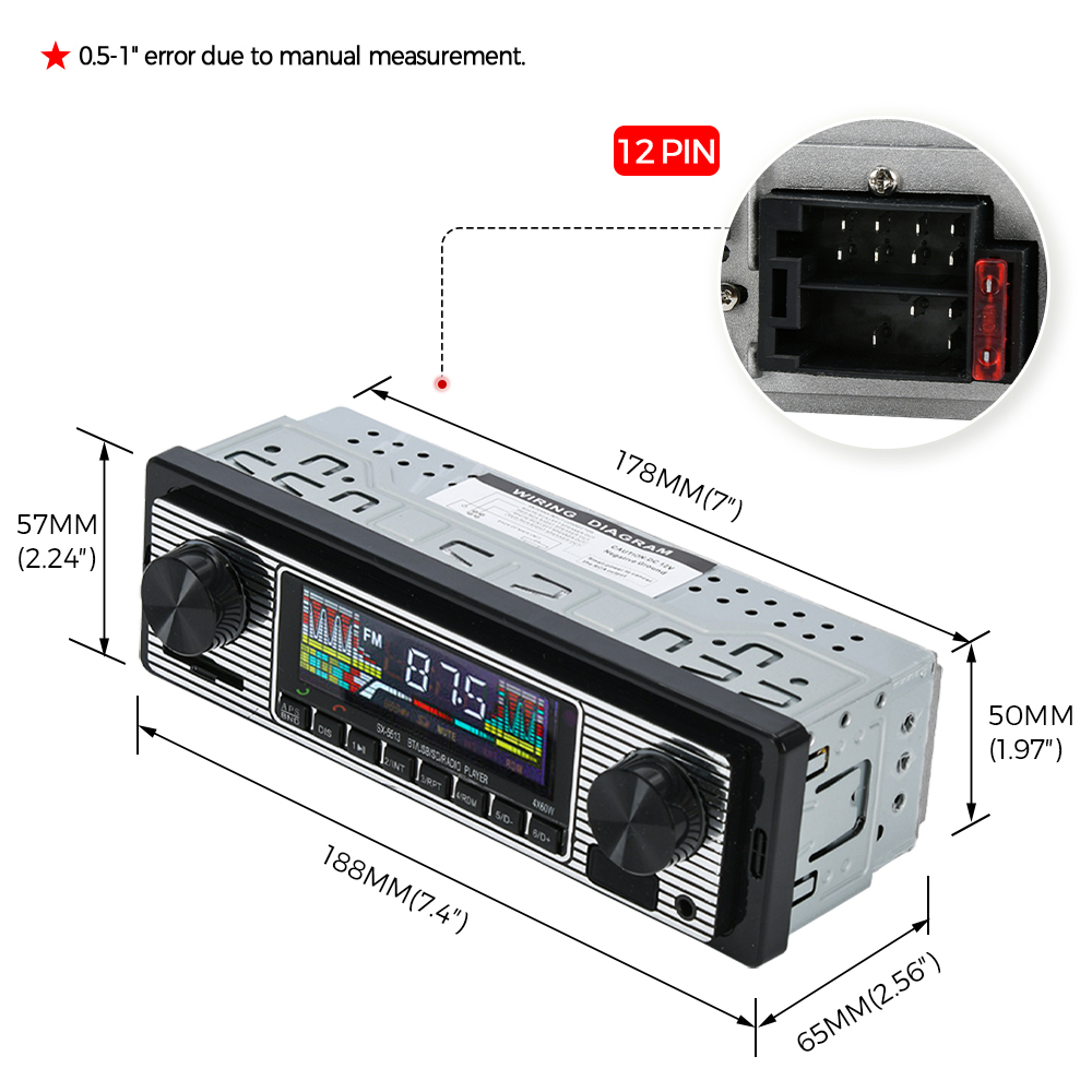 Vintage Car Radio Vehicle Inte - Fm Transmitter review and price