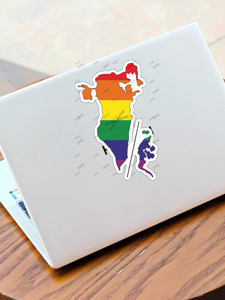 Bahrain Gay Rainbow outline Fl - Car Accessories Bahrain review and price