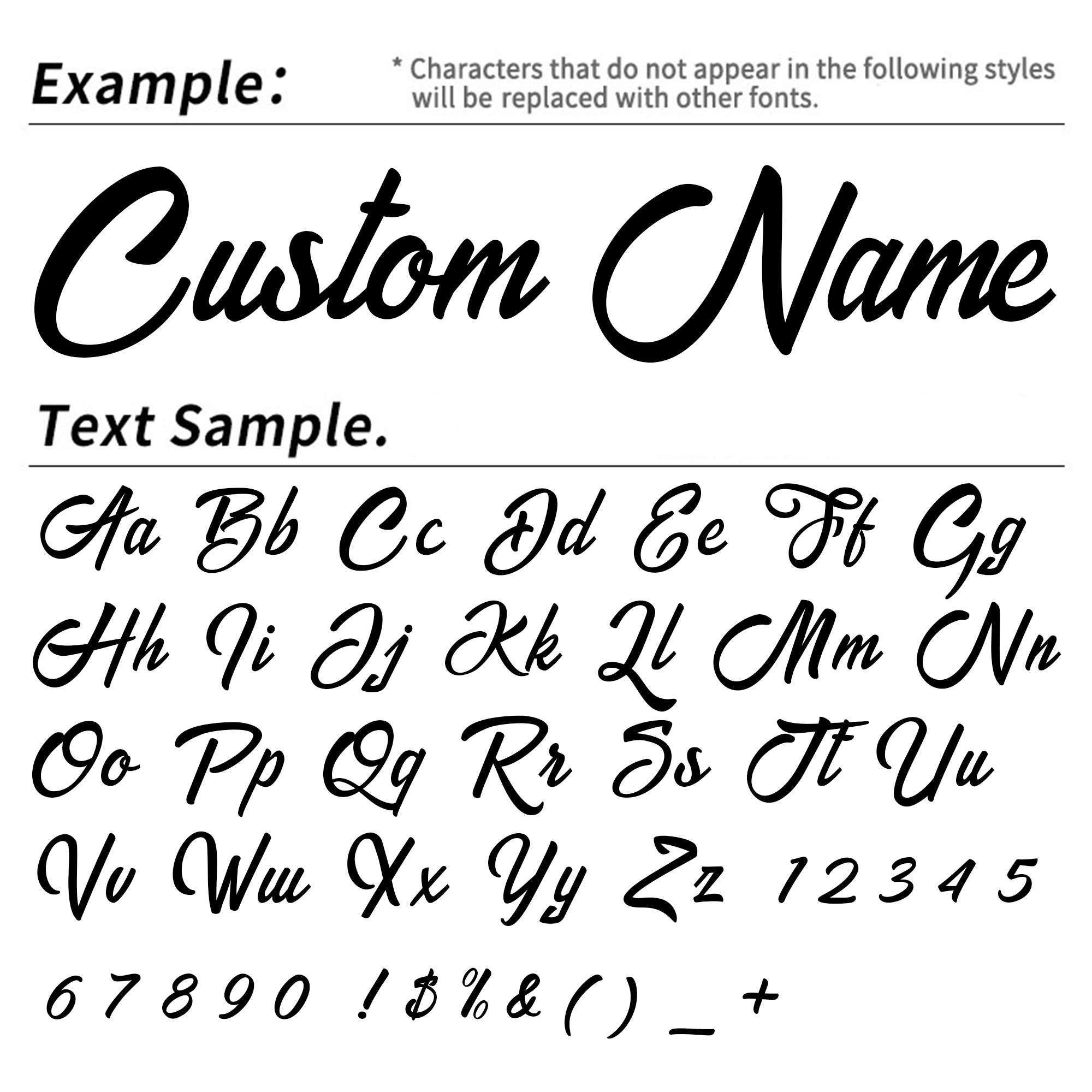 2PCS Custom Cursive Name Vinyl - Car Accessories Nz review and price