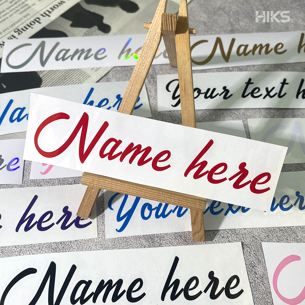 2PCS Custom Cursive Name Vinyl - Car Accessories Nz review and price