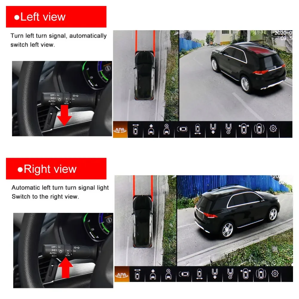 Smartour 1080P AHD 4K 3d 360 c - Rear Camera For Car review and price