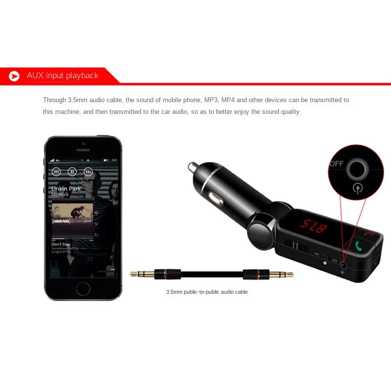 BC06 Car Bluetooth-compatible  - Fm Transmitter review and price