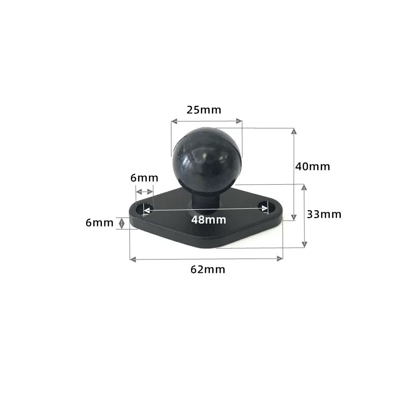 1 Inch Ball Head Motorcycle Ba - Car Accessories Xiaomi review and price