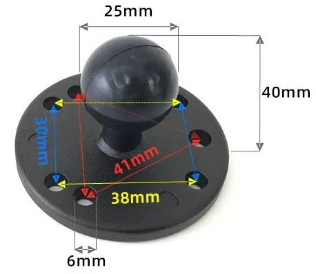 1 Inch Ball Head Motorcycle Ba - Car Accessories Xiaomi review and price