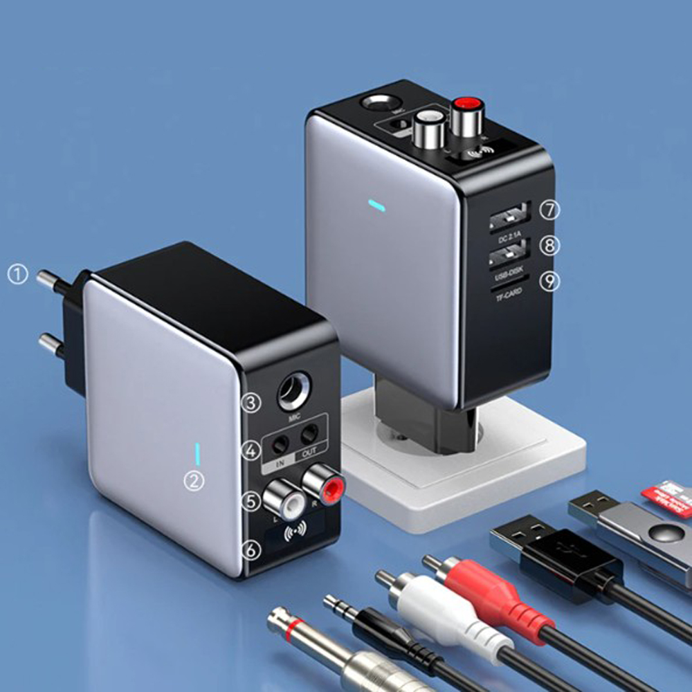 QC 2.0 H6 EU US Plug Daul USB  - Fm Transmitter review and price