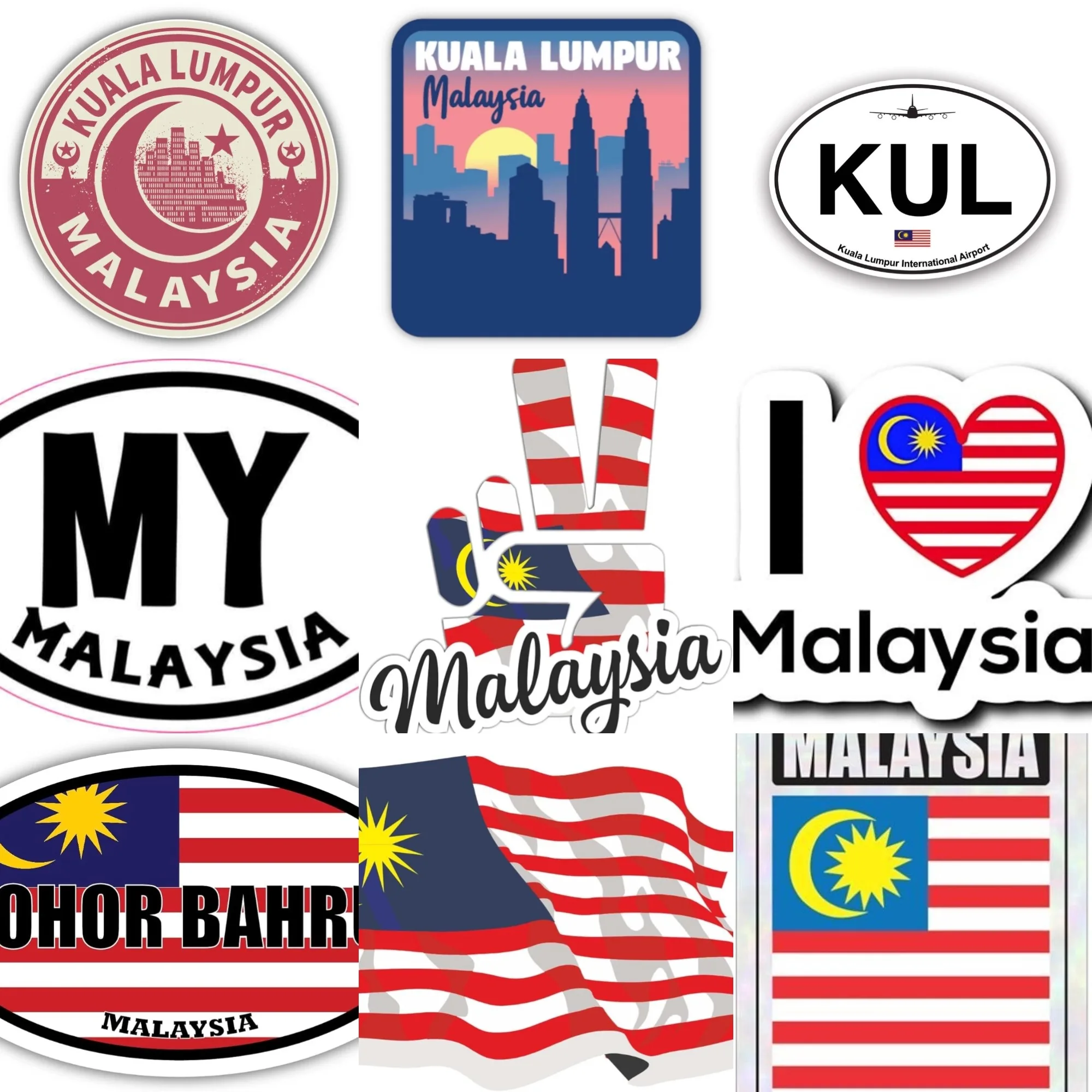 Malaysia MY Flag Emblem Creati - Car Accessories Malaysia review and price