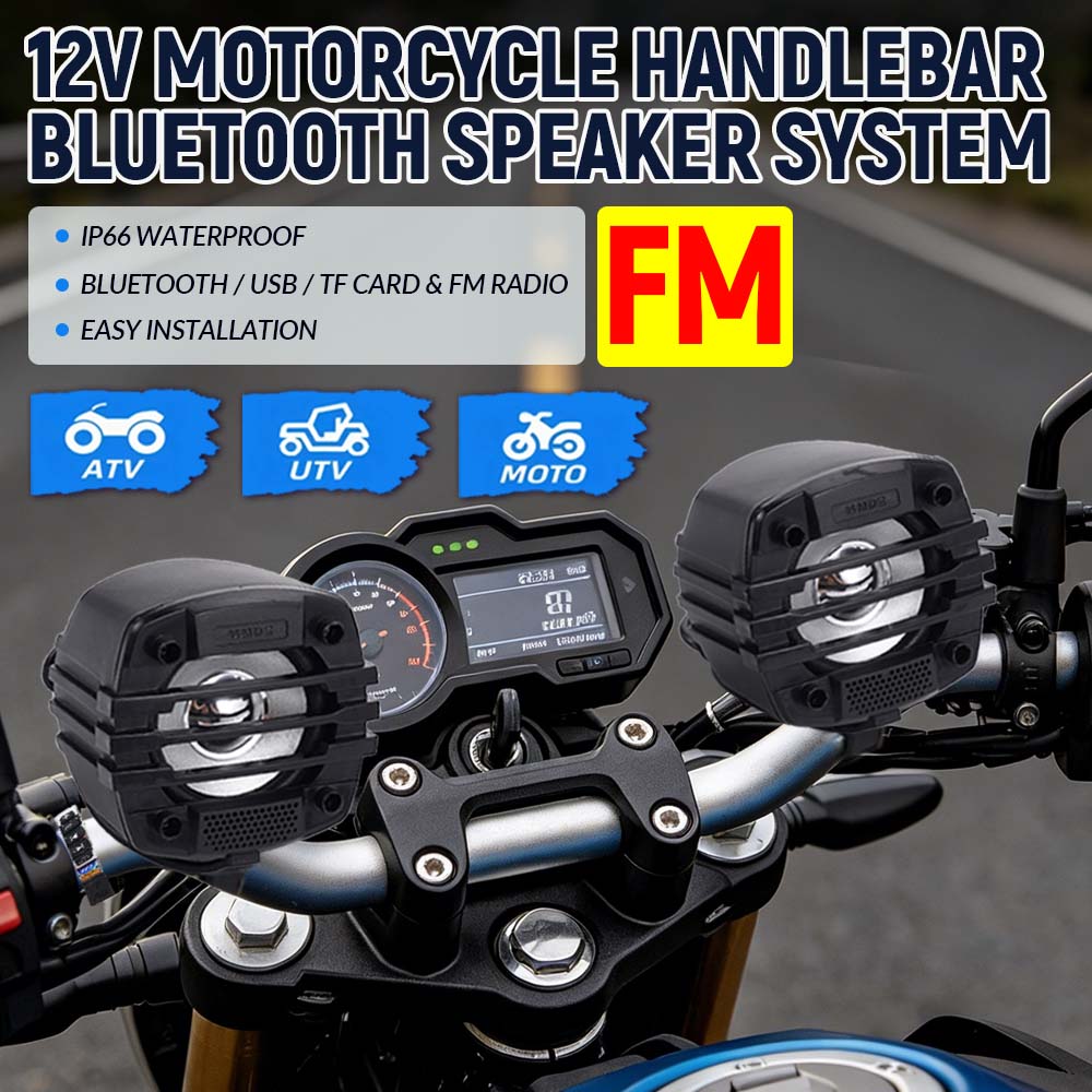 12V Universal Motorcycle Bluet - Fm Transmitter review and price