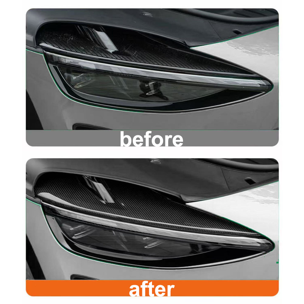 2 Pcs Carbon Fiber Pattern Lam - Car Accessories Xiaomi review and price