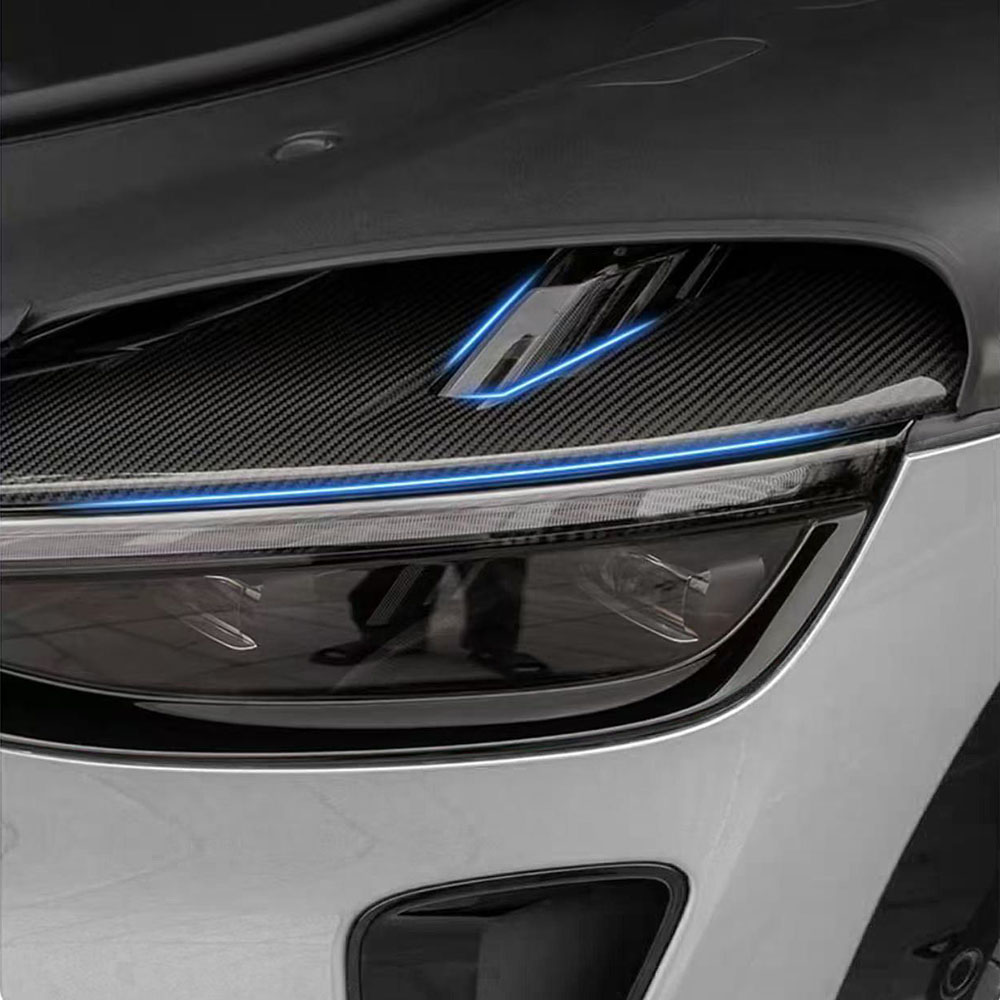 2 Pcs Carbon Fiber Pattern Lam - Car Accessories Xiaomi review and price