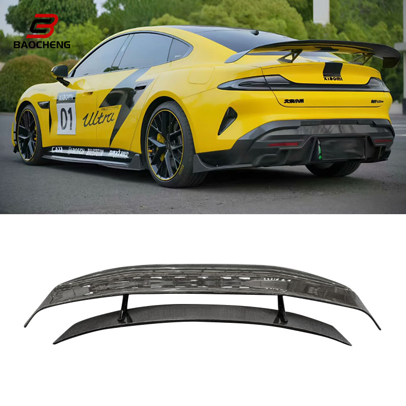 Carbon Fiber Rear Spoiler for  - Car Accessories Xiaomi review and price
